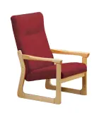 BE - 1 křeslo, koženka HOLY CE 2 - koženka malinová